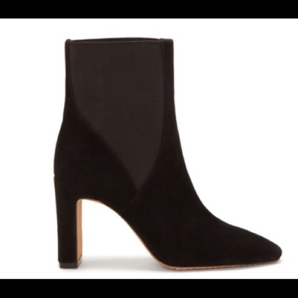 Vince Camuto Bootie- Seeana Stretch Suede Bootie